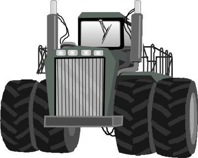 植物-农业机械与庄稼-农用车